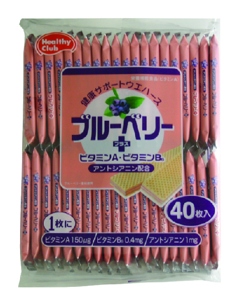 ブルーベリーウェハースの画像