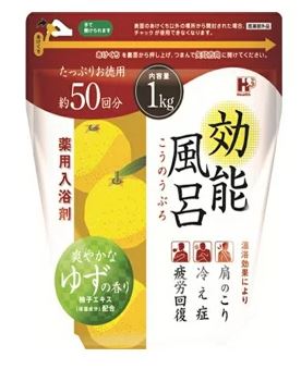 129.効能風呂　ゆずの香り　1㎏画像