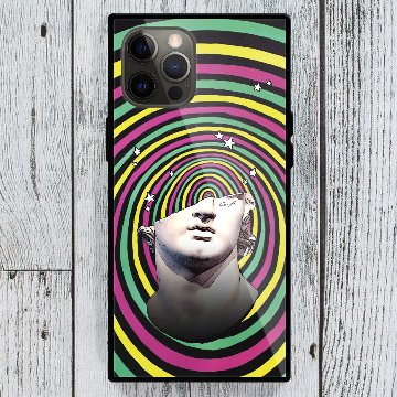 【iPhone Glass case】HeadAcheの画像