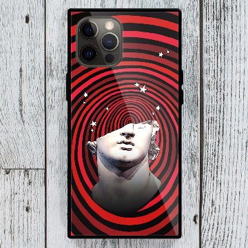 【iPhone Glass case】HeadAcheの画像