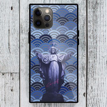 【iPhone Glass case】Japanese Pattern Christの画像