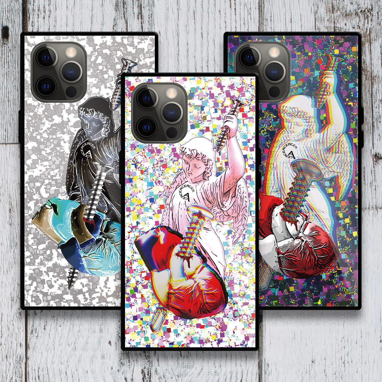 【iPhone Glass case】Heart Angelの画像