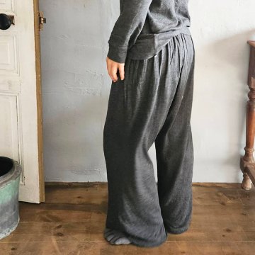 バンブーコットンあったかワイドパンツ：ユニセックス(癒布パンツ)画像