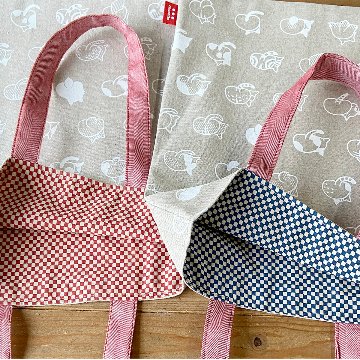 ねこのおしりのレッスンバッグの画像