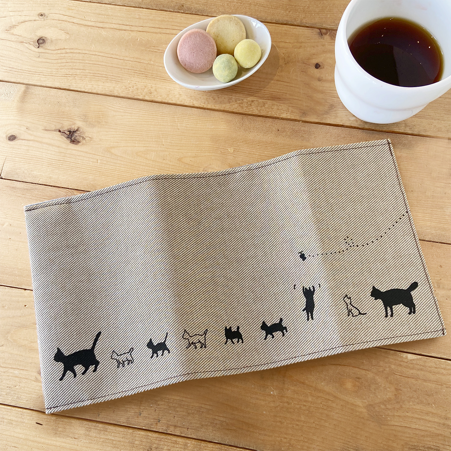 ねこ家族のギフトセット（ライトブラウン）の画像