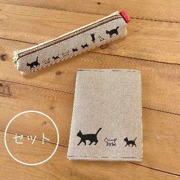 ねこ家族のギフトセット（ライトブラウン）の画像