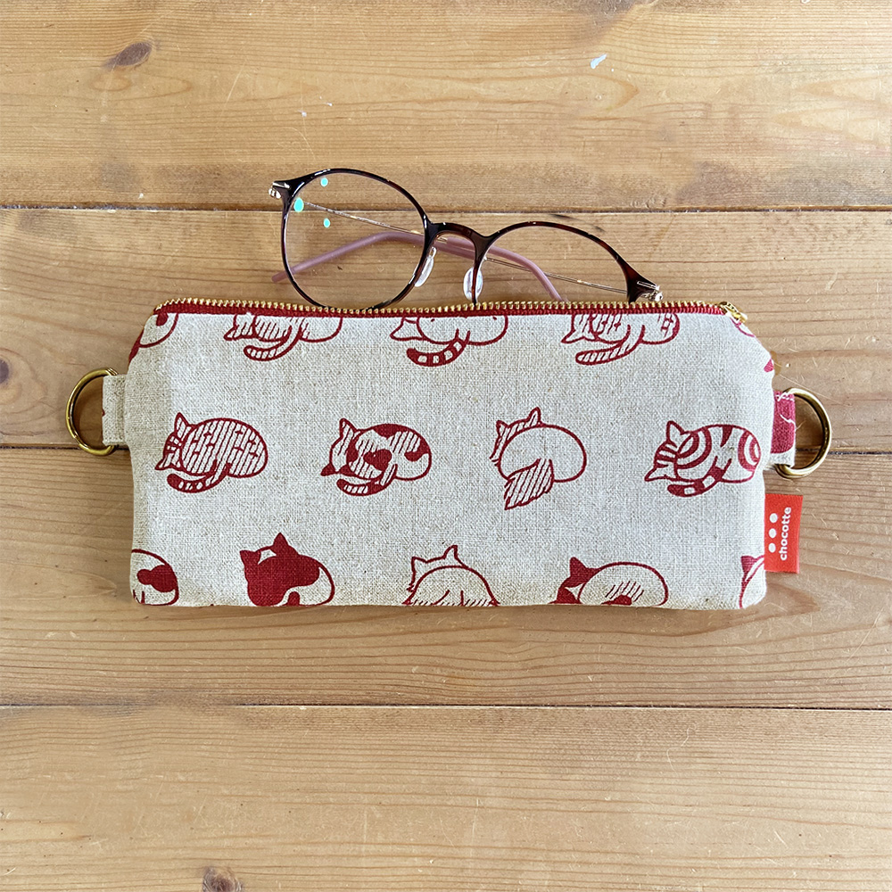 ねこのおしり＊選べるギフトセット（手ぬぐい＆ケース）の画像