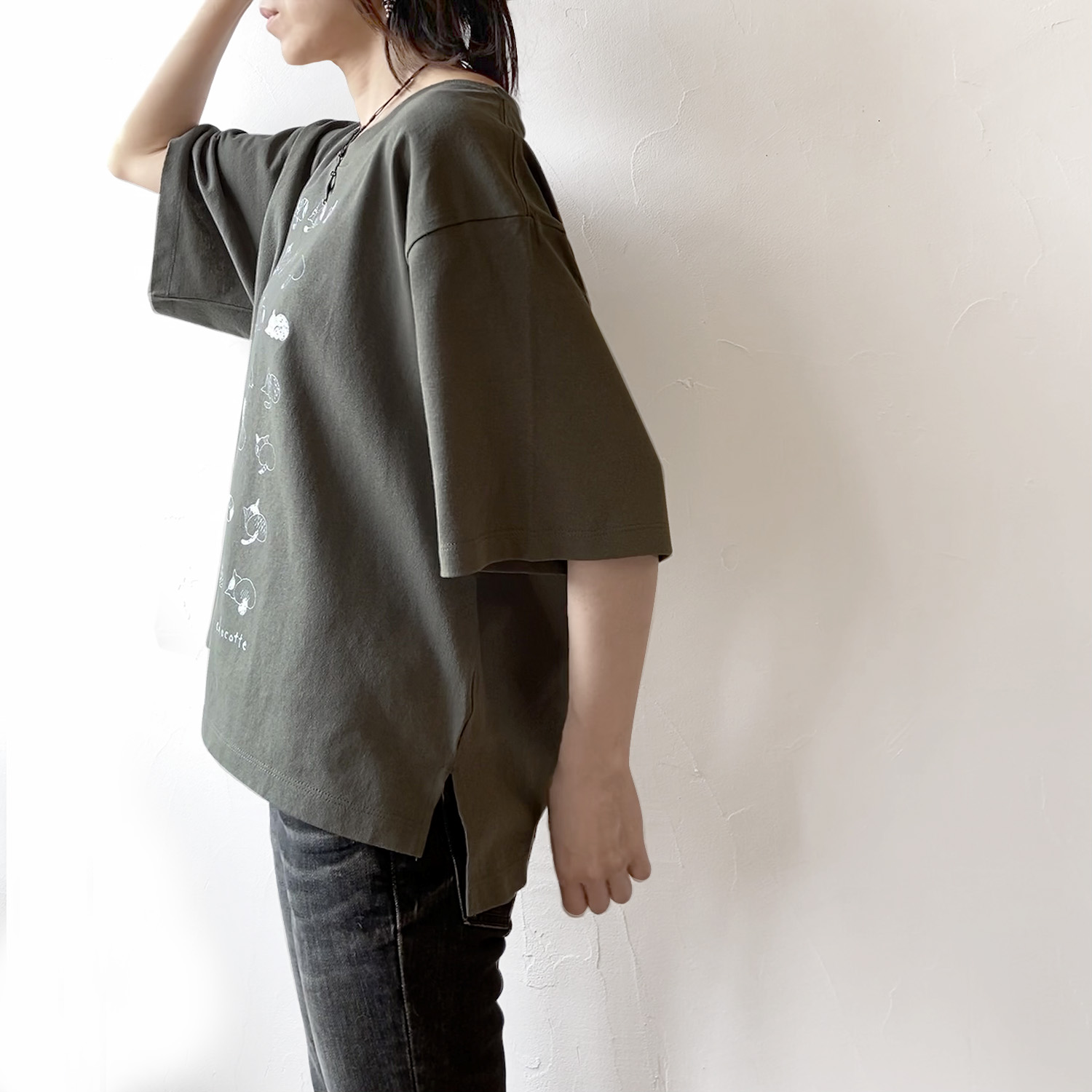 SALE!!ねこのおしりビッグシルエット（メンズサイズ）の画像