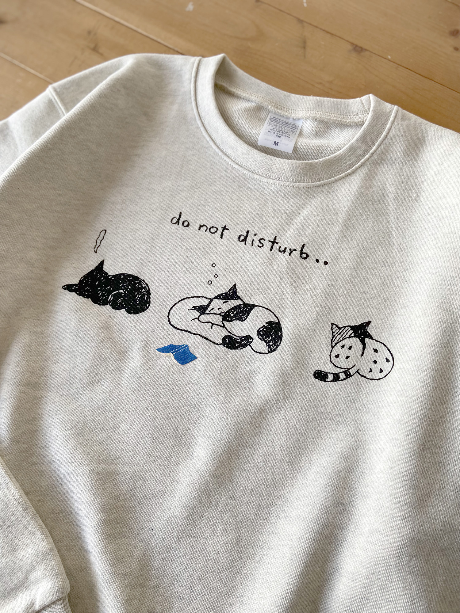 2XLも！do not disturb (起こさないでね）スウェットの画像