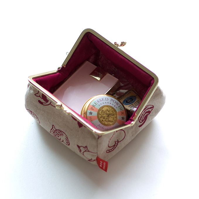 ねこのおしりのがま口ポーチ（旧タイプ)の画像