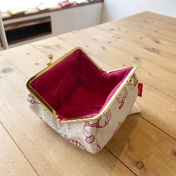 ねこのおしりのがま口ポーチ（旧タイプ)の画像