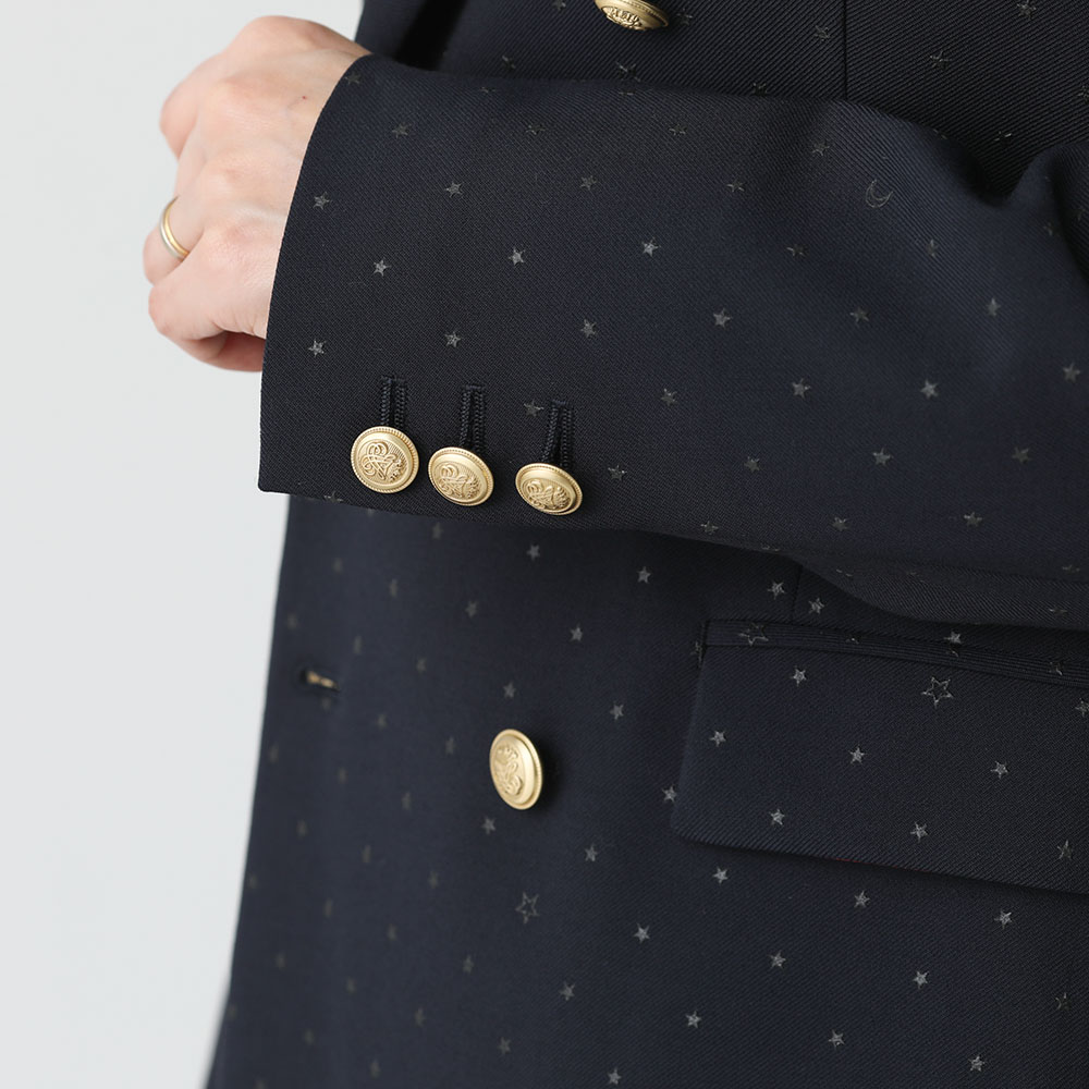 『Stella dot twill』 tailored jacket NAVY画像