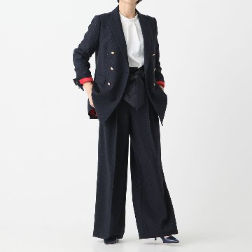 『Stella dot twill』 tailored jacket NAVY画像