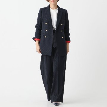 『Stella dot twill』 tailored jacket NAVY画像