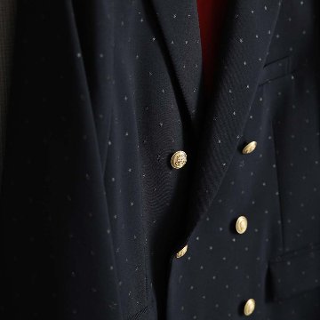 『Stella dot twill』 tailored jacket NAVY画像