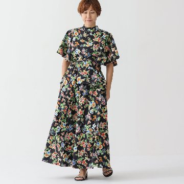 『Resortir』long skirt BLACK画像
