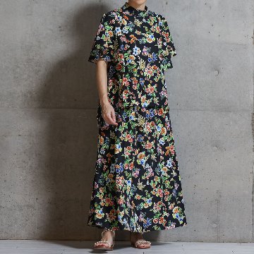 『Resortir』long skirt BLACK画像
