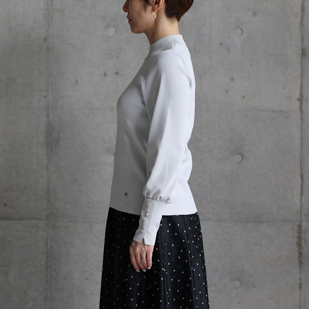 『Earring cuffs　knit』 High-neck knit　L-GLAYの画像