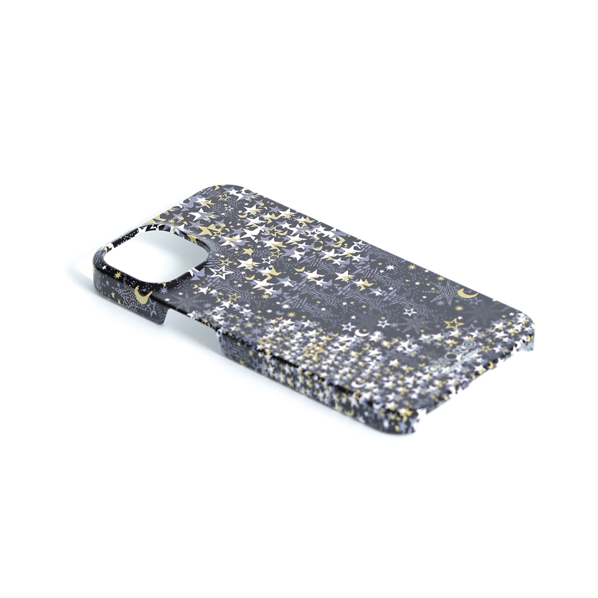 11月下旬お届け予定ご受注商品『fly me to the moon BLACK×MUSTARD』 Android hard case画像