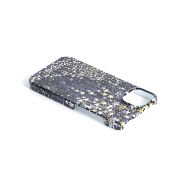 11月下旬お届け予定ご受注商品『fly me to the moon BLACK×MUSTARD』 Android hard case画像