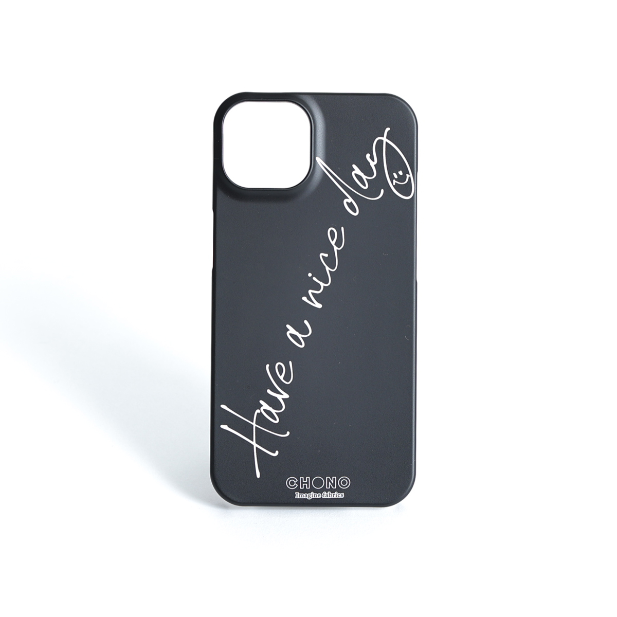 11月下旬お届け予定ご受注商品『Have a nice day BLACK』 iphone hard case画像