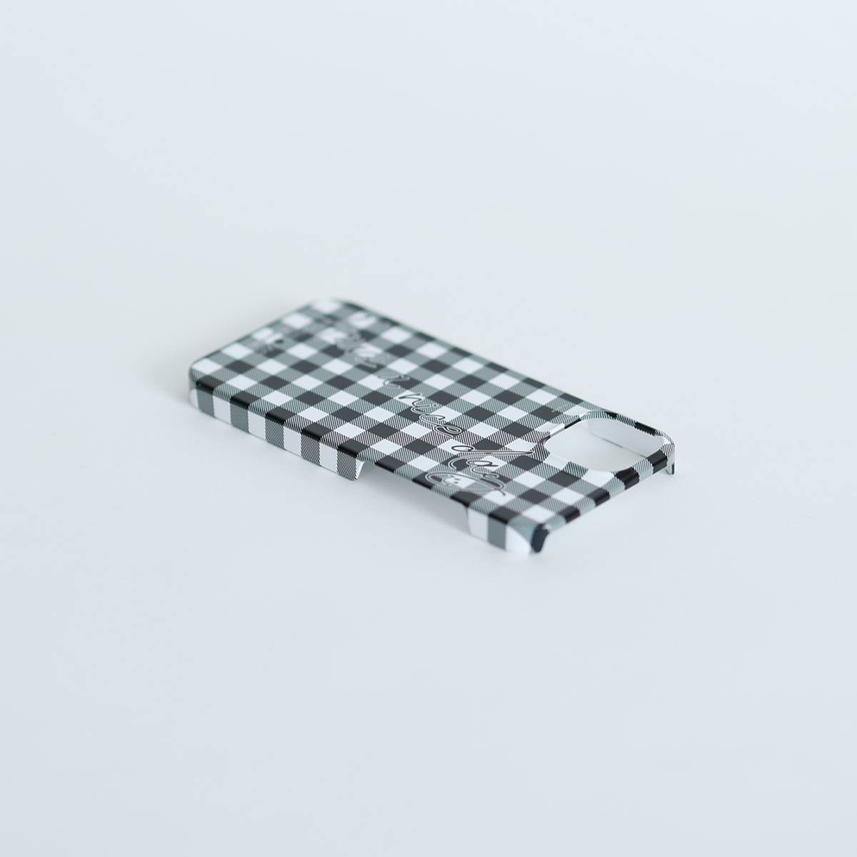 １１月下旬お届け予定ご受注商品『Have a nice day WHITE×BLACK』 iphone hard case画像