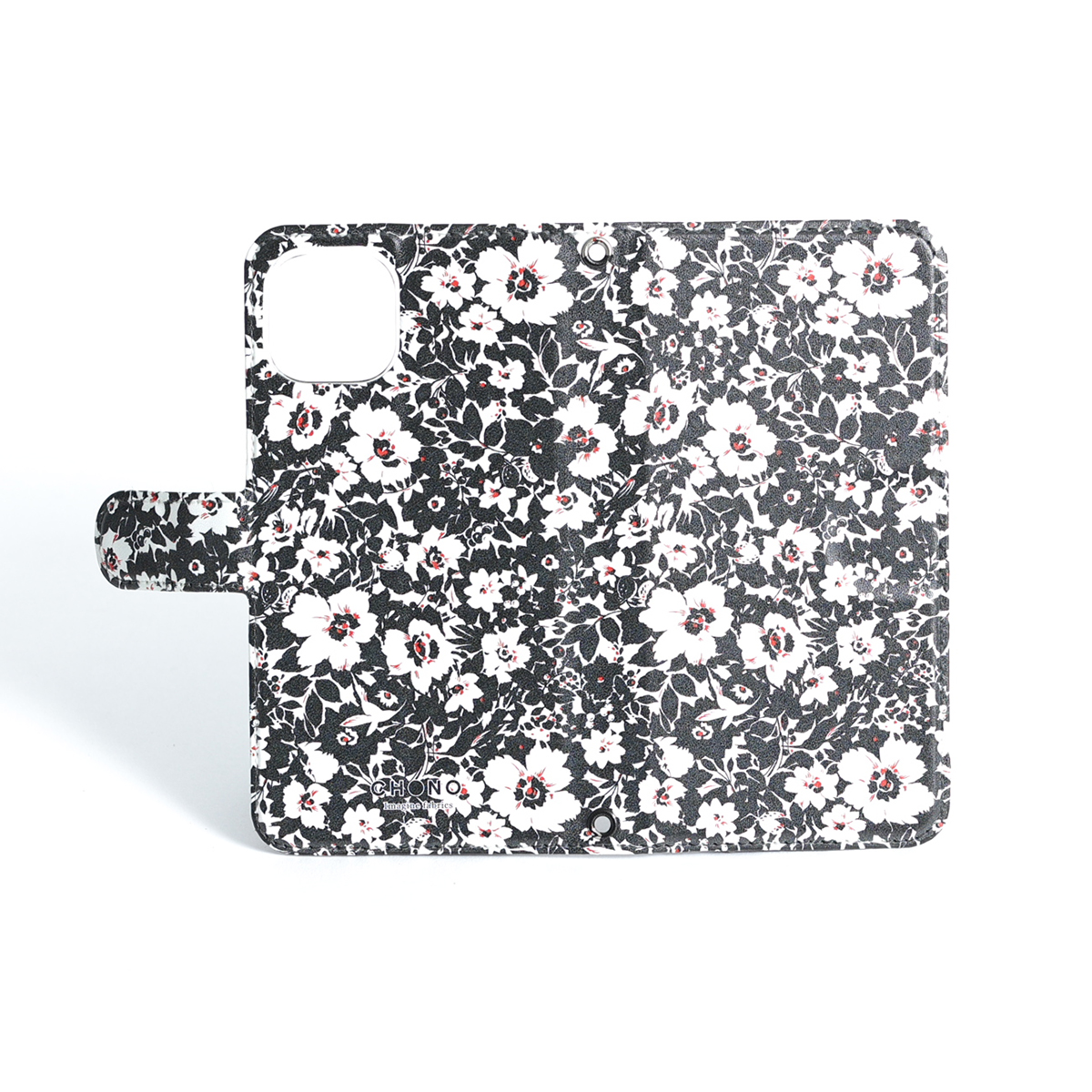 11月下旬お届け予定ご受注商品『Hachidori BLACK』 iphone notebook type case画像