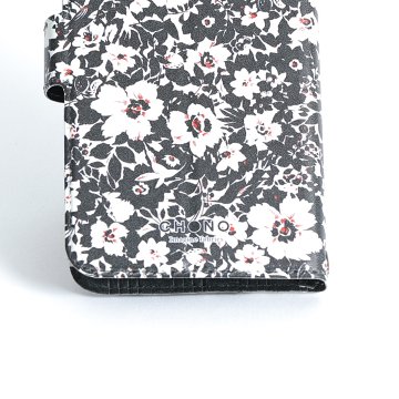 11月下旬お届け予定ご受注商品『Hachidori BLACK』 iphone notebook type case画像