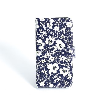 11月下旬お届け予定ご受注商品『Hachidori NAVY』 iphone notebook type case画像