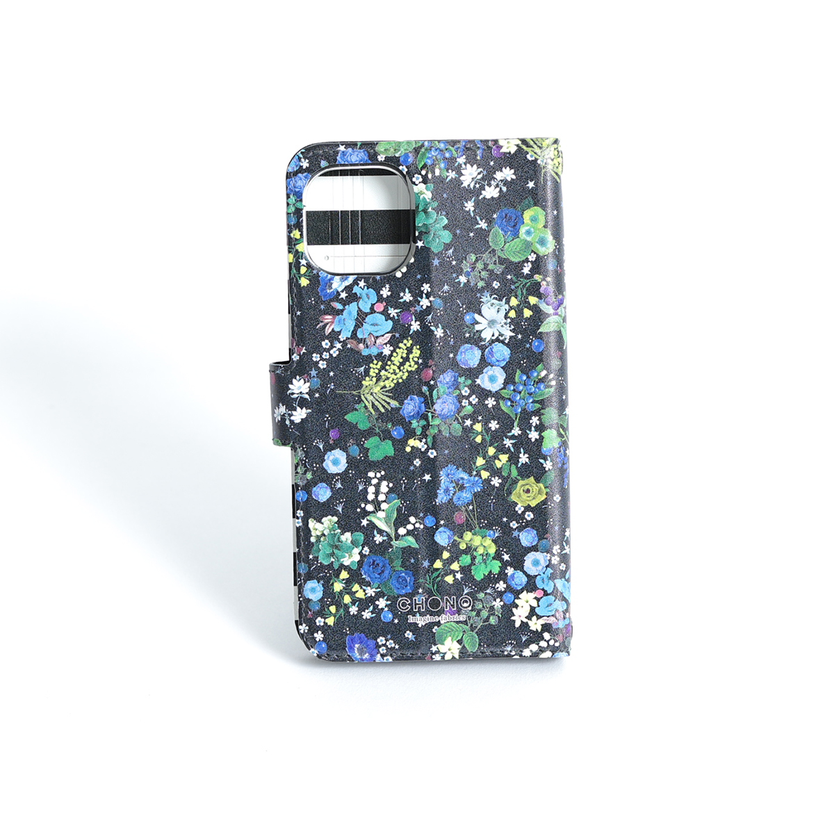 11月下旬お届け予定ご受注商品『Actress flower BLUE』 iphone notebook type case画像