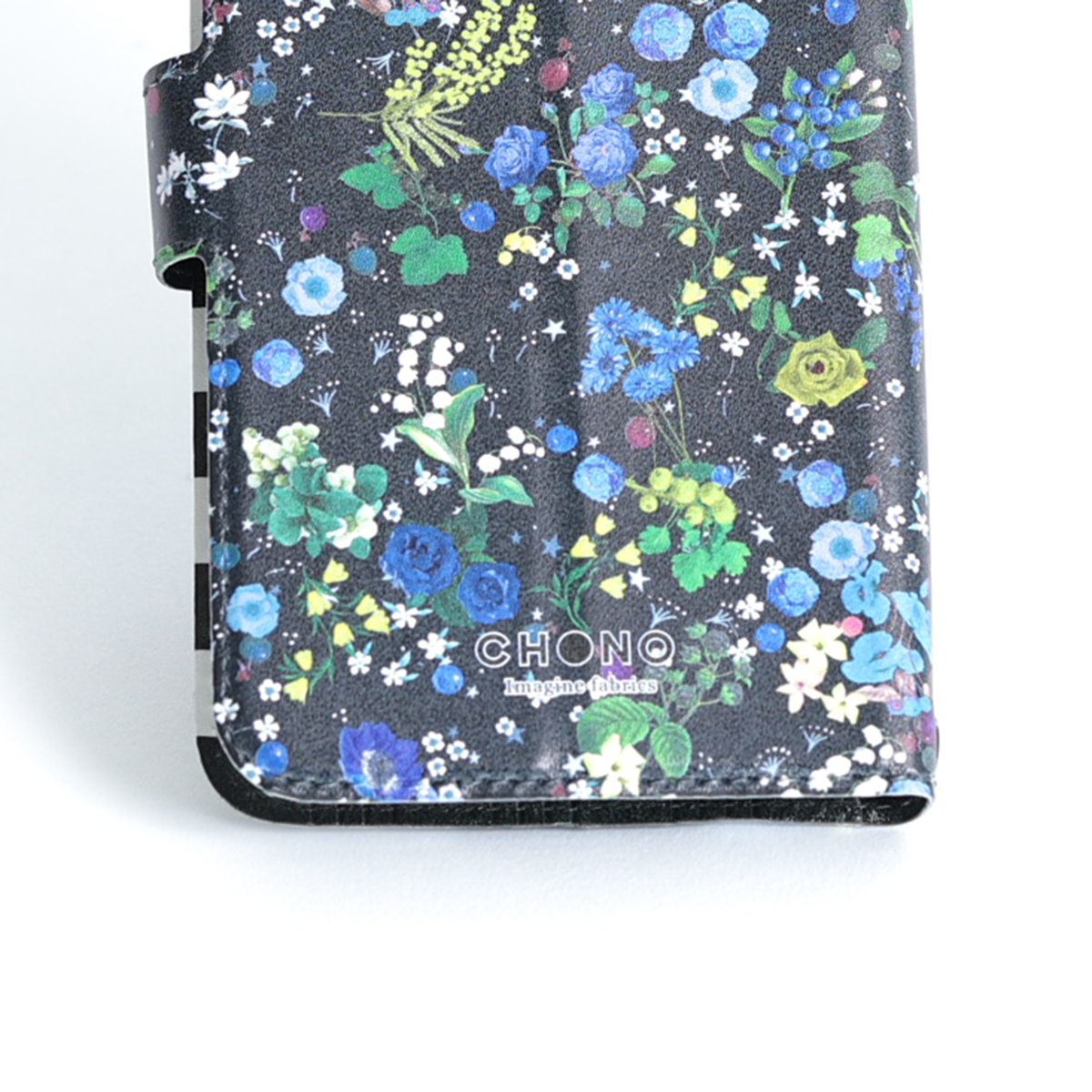 11月下旬お届け予定ご受注商品『Actress flower BLUE』 iphone notebook type case画像