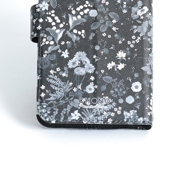 11月下旬お届け予定ご受注商品『Actress flower MONOTONE』 iphone notebook type case画像