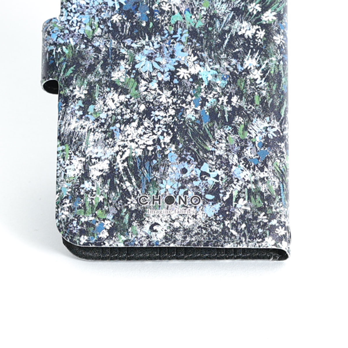 11月下旬お届け予定ご受注商品『Éternel flower BLUE』 iphone notebook type case画像