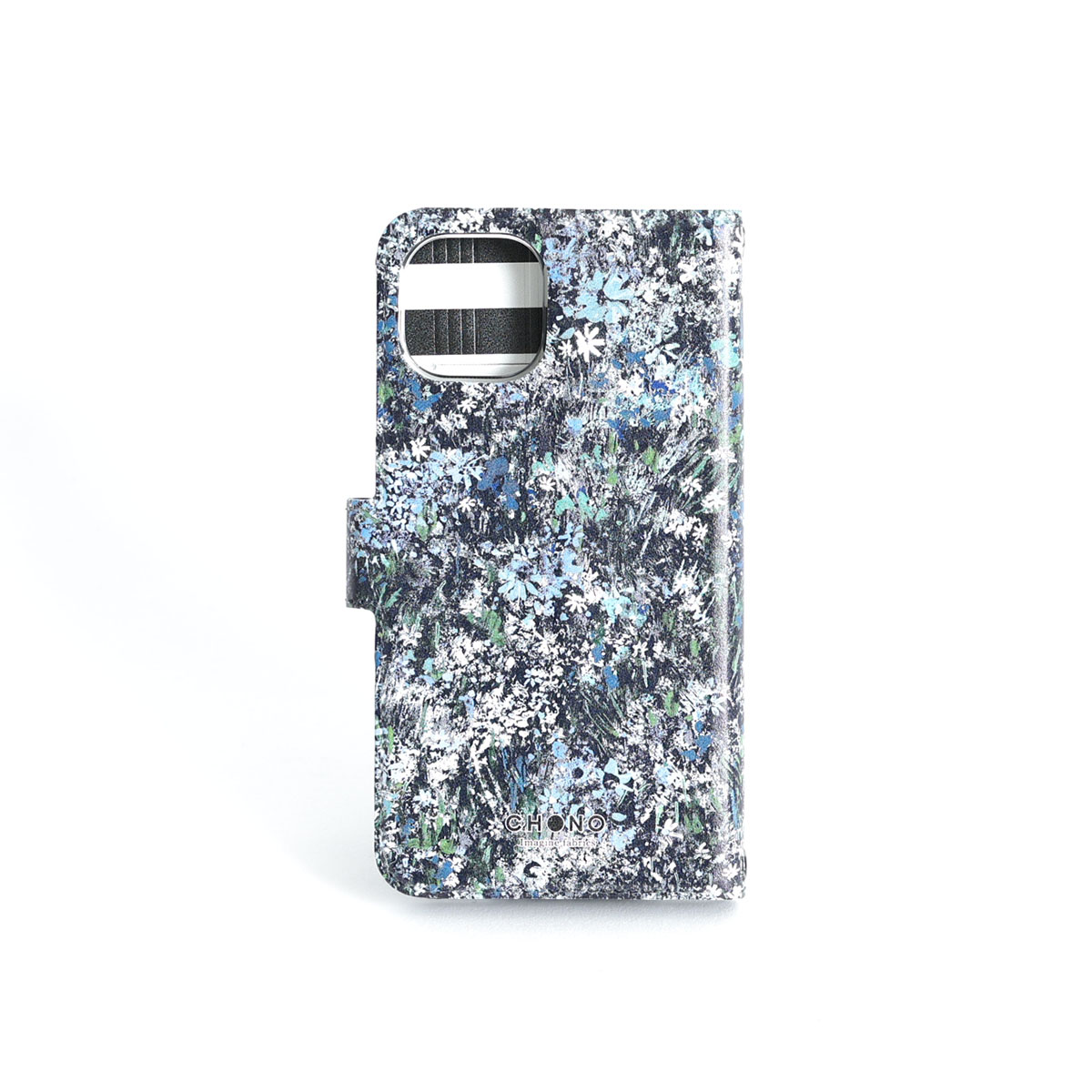 11月下旬お届け予定ご受注商品『Éternel flower BLUE』 iphone notebook type case画像