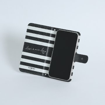 11月下旬お届け予定ご受注商品『Éternel flower BLUE』 iphone notebook type case画像