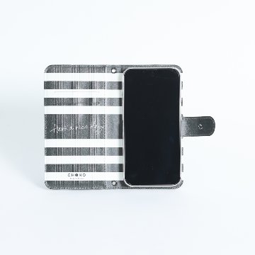11月下旬お届け予定ご受注商品『Éternel flower BLUE』 iphone notebook type case画像