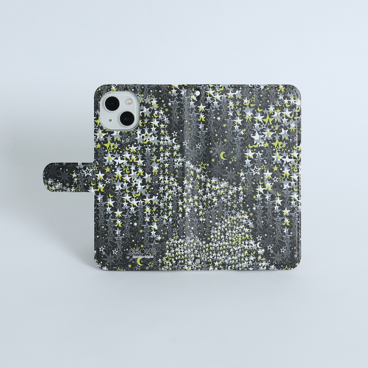 11月下旬お届け予定ご受注商品『Hachidori BLACK』 Android notebook type case画像