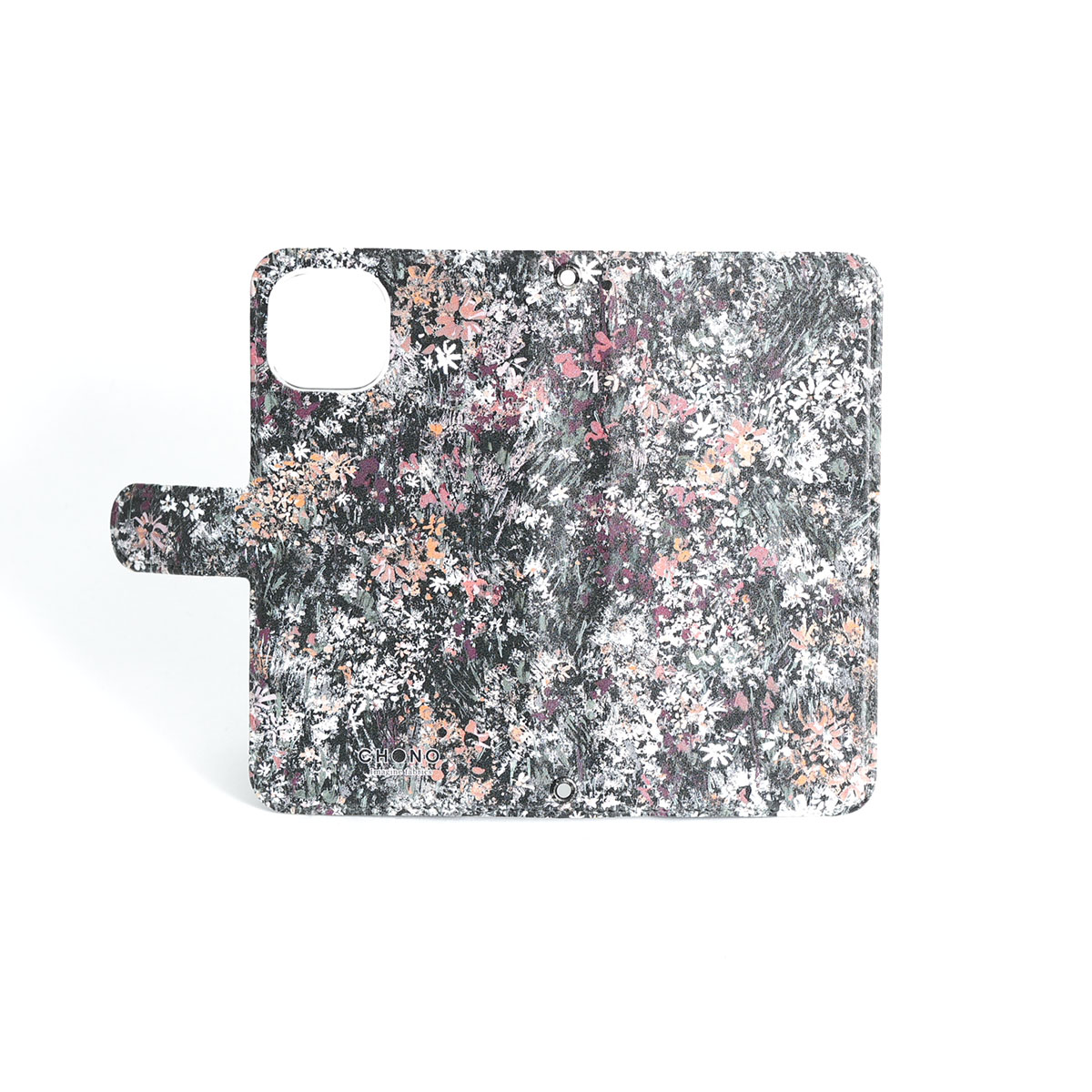 11月下旬お届け予定ご受注商品『Éternel flower BROWN』 Android notebook type case画像