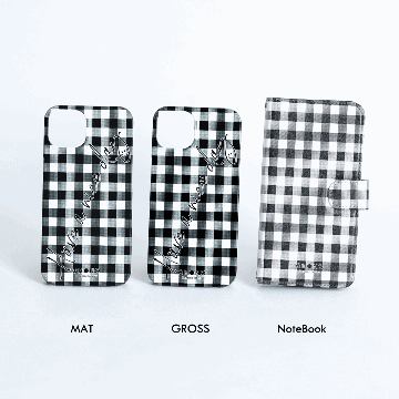 11月下旬お届け予定ご受注商品『HALLO　WHITE×BLACK』 Android notebook type case画像