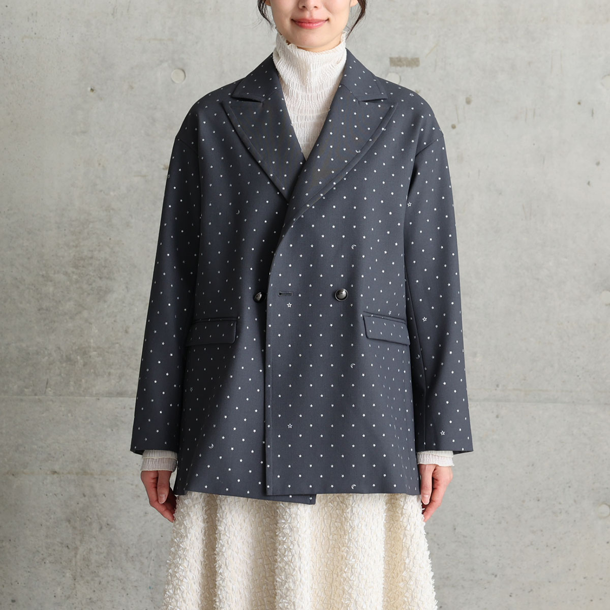 『Stella dot』 Relax jacket GRAYの画像