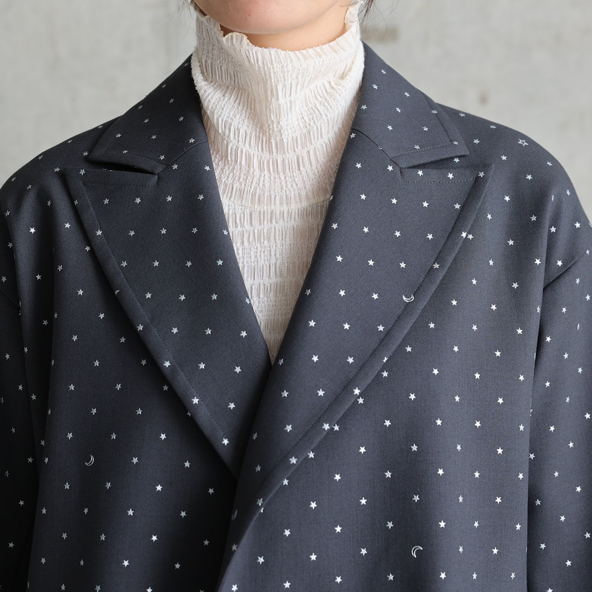 『Stella dot』 Relax jacket GRAYの画像