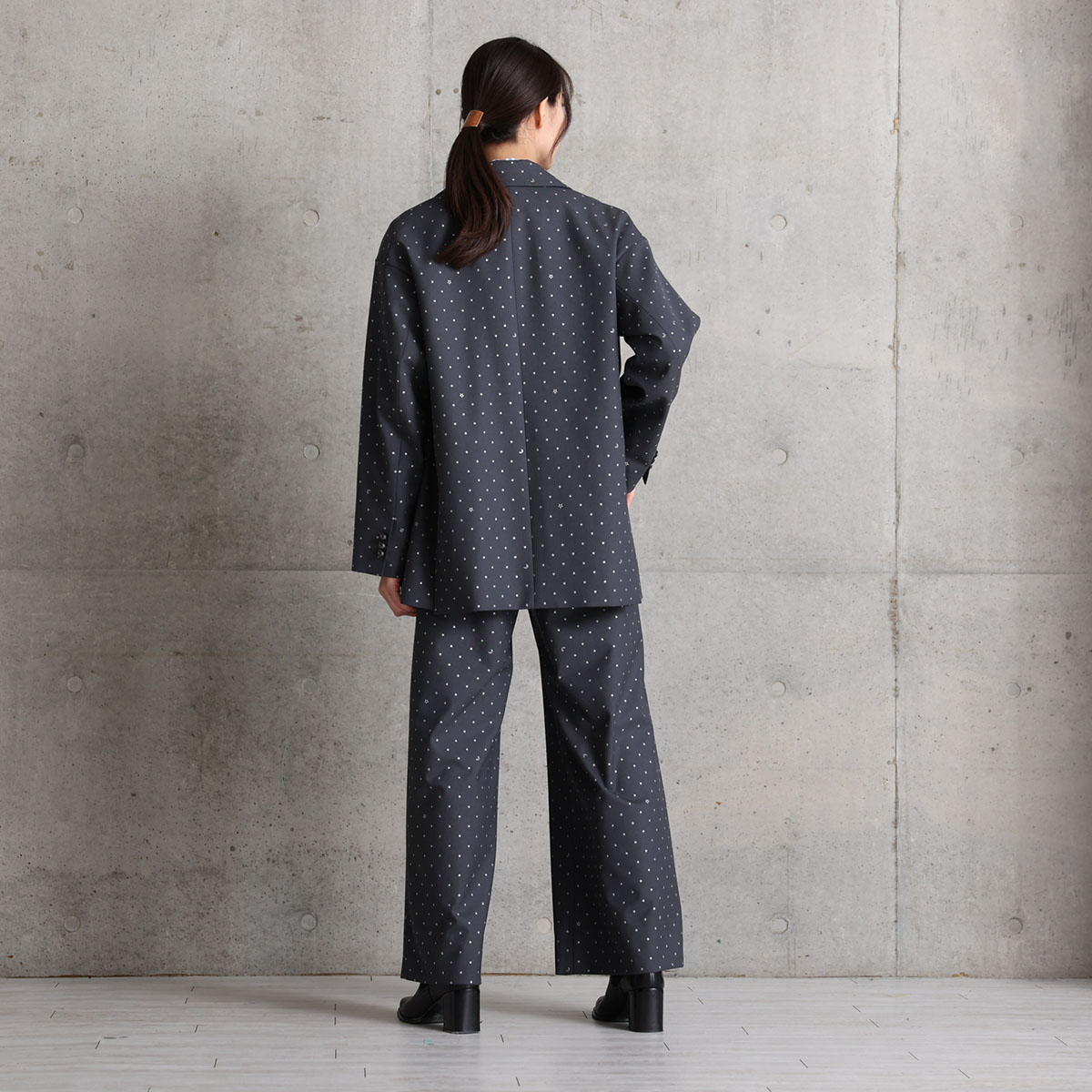 『Stella dot』 Wide pants GRAYの画像