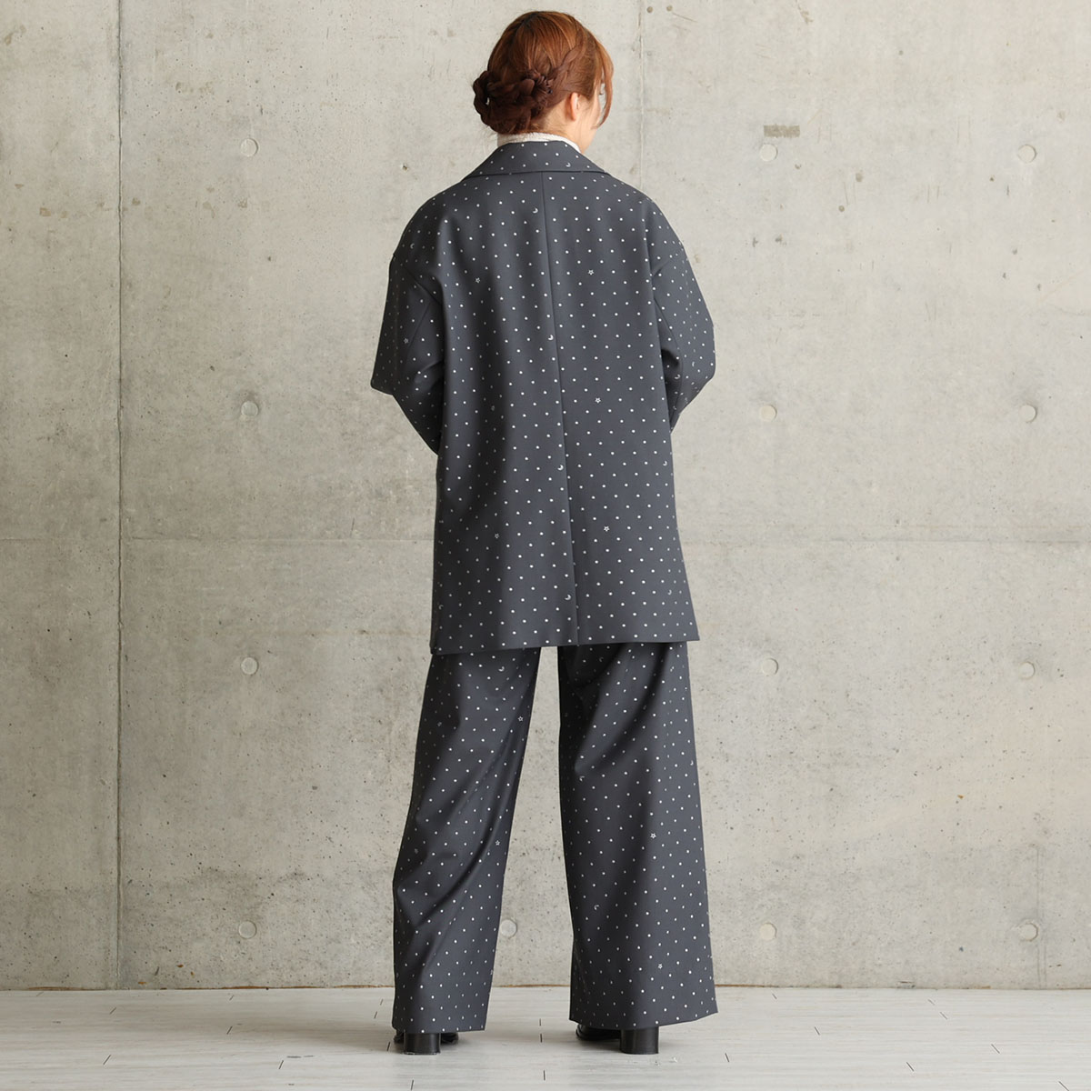 『Stella dot』 Wide pants GRAYの画像