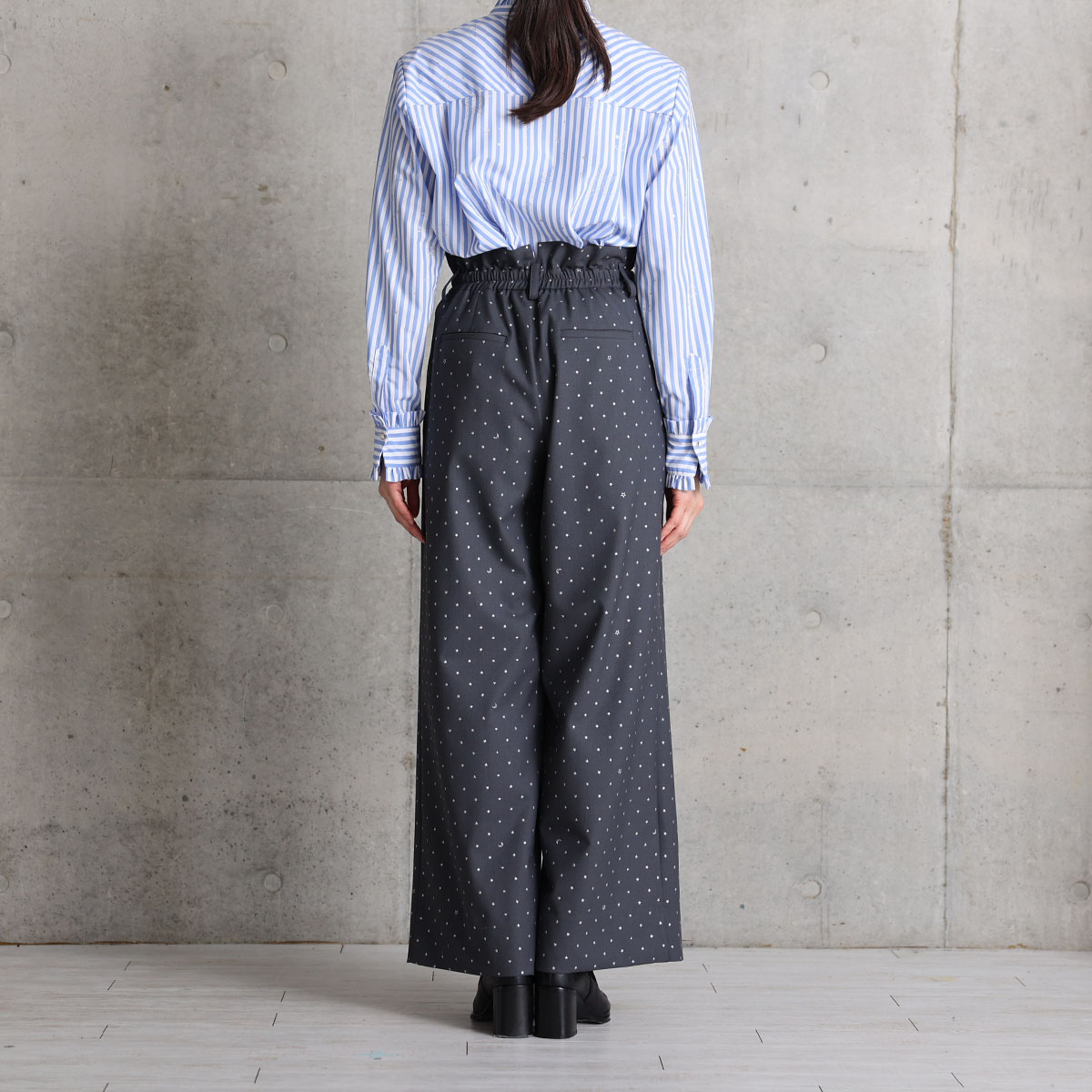 『Stella dot』 Wide pants GRAYの画像