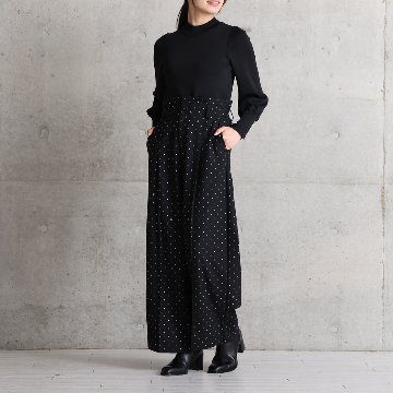 『Stella dot』 Wide pants BLACKの画像