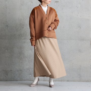 『Stella dot』 A-line skirt CAMELの画像