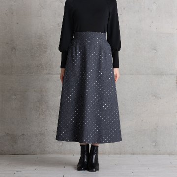 『Stella dot』 A-line skirt GRAYの画像