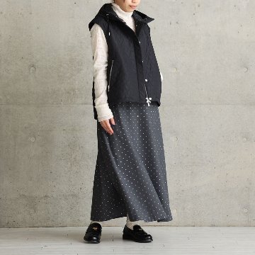 『Stella dot』 A-line skirt GRAYの画像