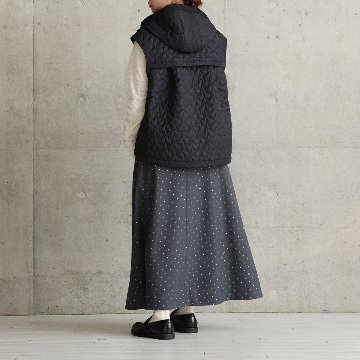 『Stella dot』 A-line skirt GRAYの画像