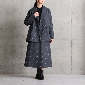 『Stella dot』 A-line skirt GRAYの画像